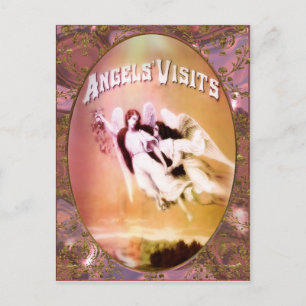 Angel Visits  Postcard