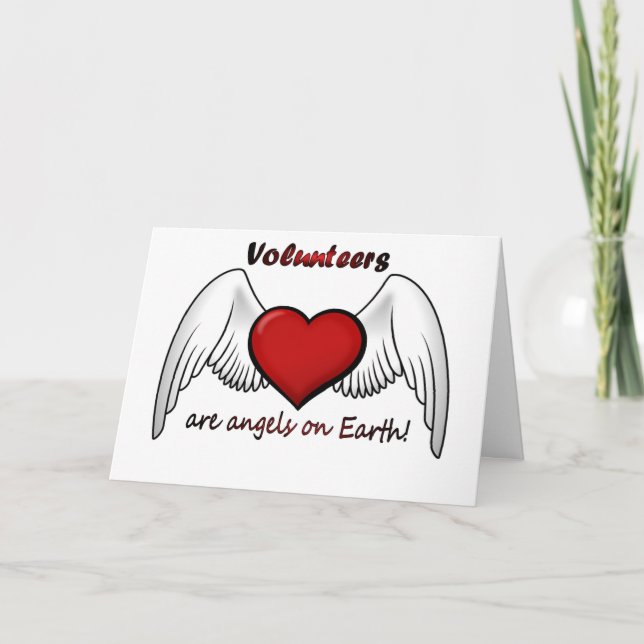 Angel Volunteers Thank You Card (Front)
