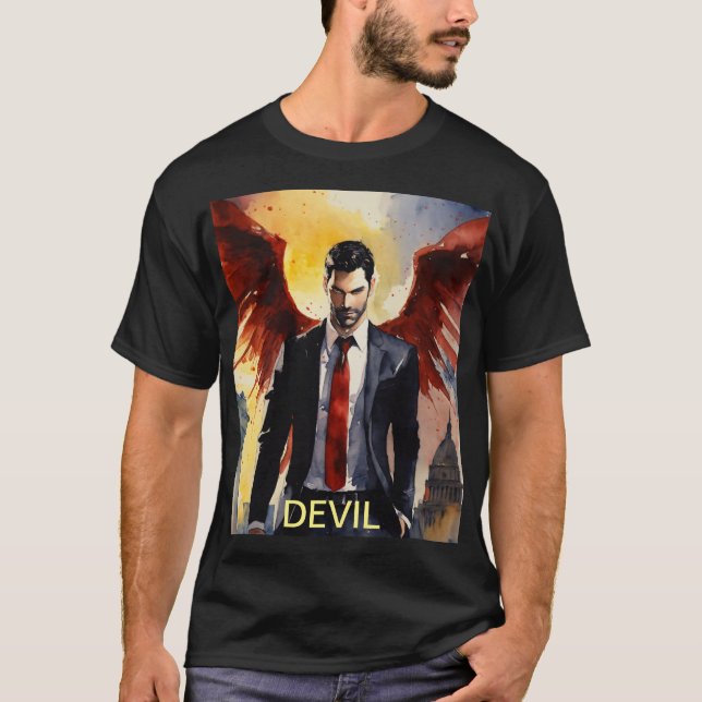 Angel vs. Devil: Ultimate Challenge T-Shirt Design (Front)