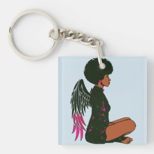 Angel Waiting Keychain