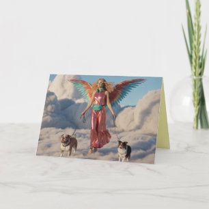 Angel Walkin' the Dog Card 3