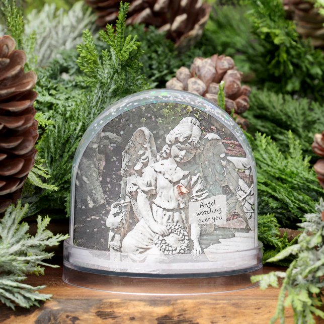 ANGEL WATCHING OVER YOU SNOWGLOBE (Winter)