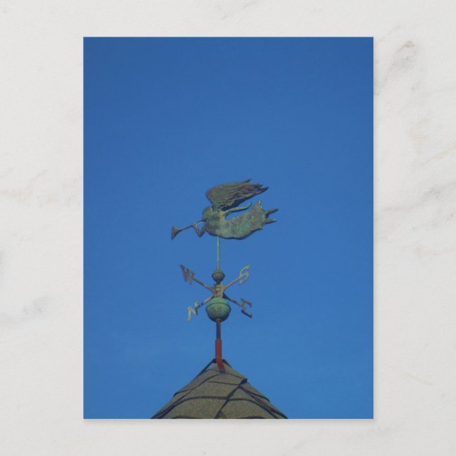 Angel Weather Vane Postcard (Front)