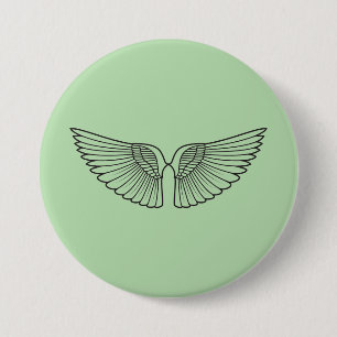 Angel Wing Buttons – Ethereal Silhouette Patches