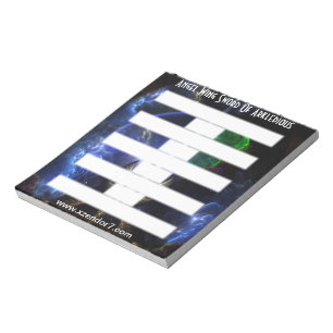 Angel Wing Sword Of Arkledious Space Notepad