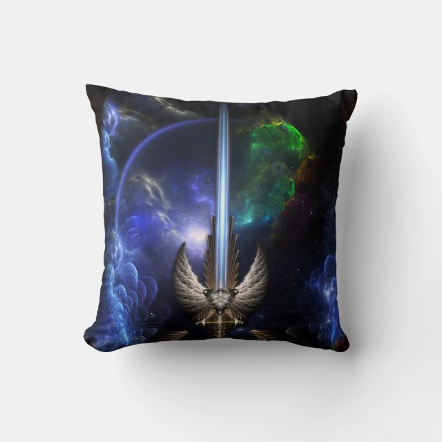 Angel Wing Sword Of Arkledious Space Pillow (Front)