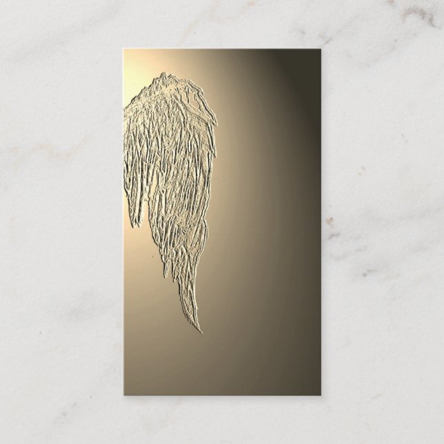 Angel Wing, Wings Spiritual Psychic Business Cards (Front)