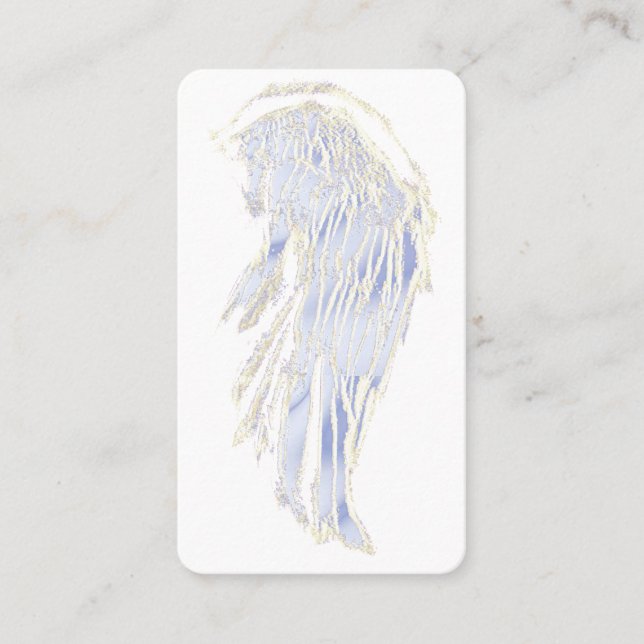 Angel Wing, Wings Spiritual Psychic Business Cards (Front)