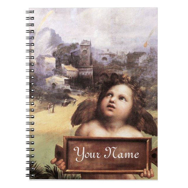 ANGEL / Winged Cherub Notebook (Front)