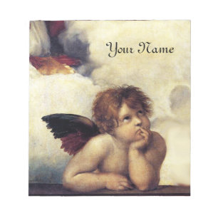 ANGEL / Winged Cherub Notepad