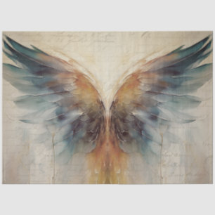 Angel Wings 2 Ethereal Abstract Impressionism Tissue Paper