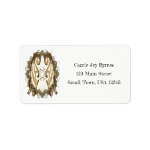 Angel Wings Address Label