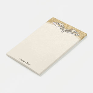 Angel Wings Beige Post-it Notes