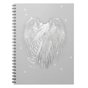 ANGEL WINGS 'Believe' Magic Heart Notebook