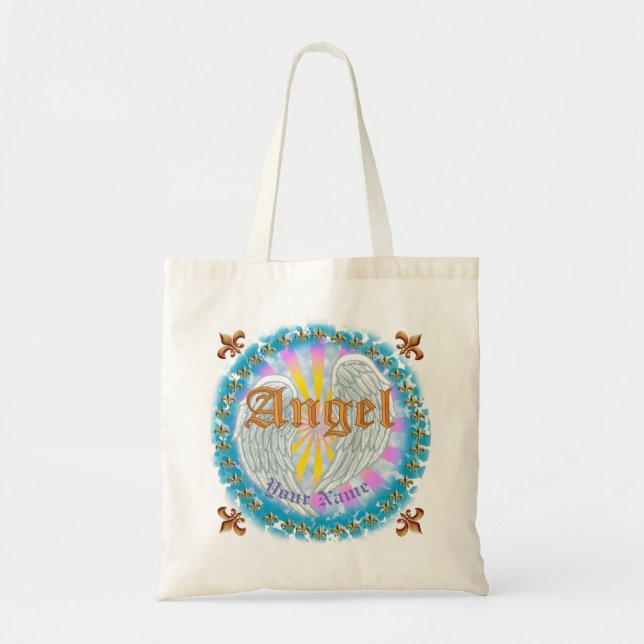 Angel Wings budget Tote Bag (Front)