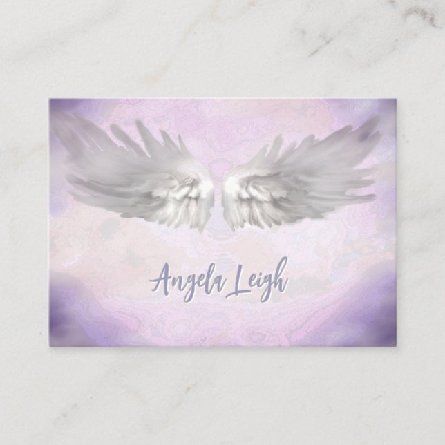 Angel Wings business cards (Front)
