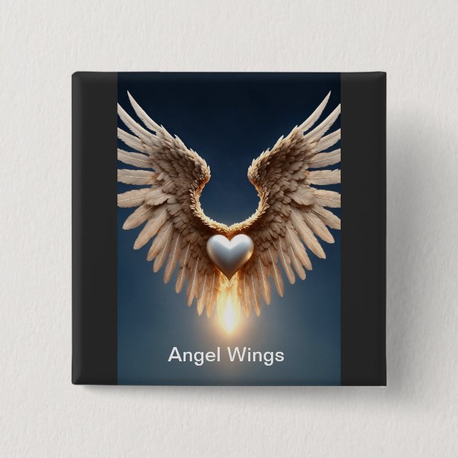Angel Wings Buttons (Front)