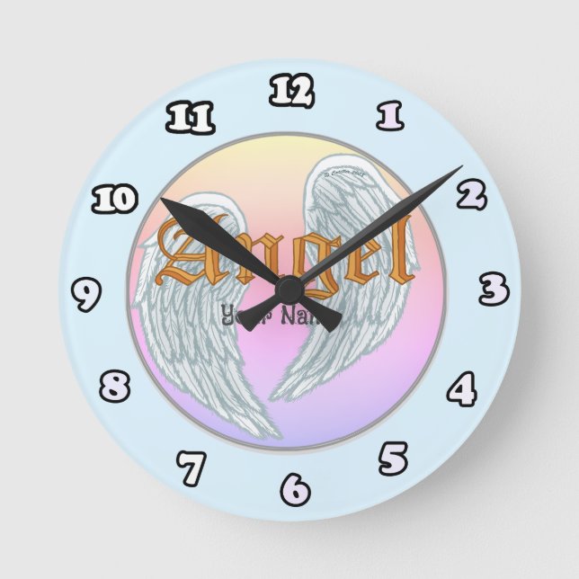 Angel Wings clock (Front)