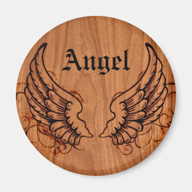 Angel Wings Custom Magnet (Front)
