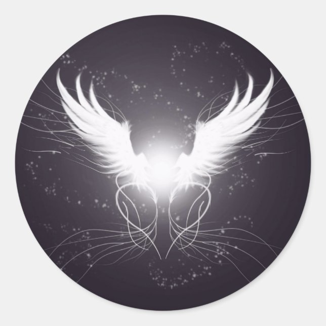 Angel Wings! - Designer Sticker (Front)