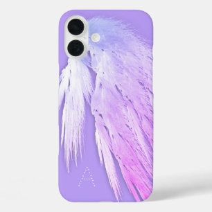 ANGEL WINGS Fairy Purple Monogram iPhone 16 Plus Case