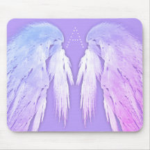 ANGEL WINGS Fairy Purple Monogram