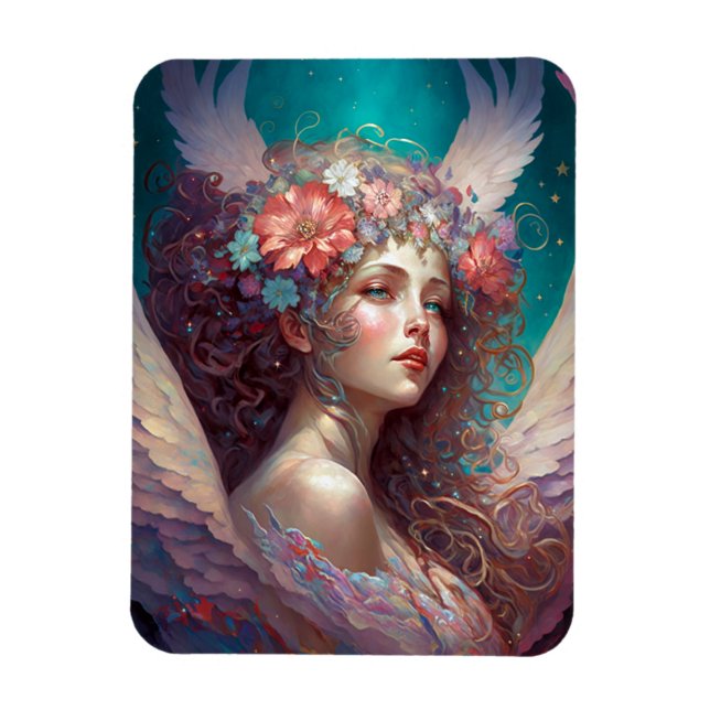 Angel Wings Fantasy Art Magnet (Vertical)
