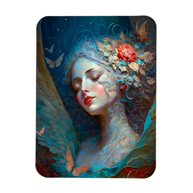 Angel Wings Fantasy Art Magnet (Vertical)