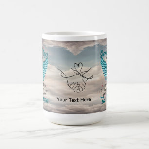 Angel Wings Husband Memorial Custom Mug