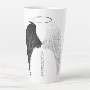 Angel wings  latte mug