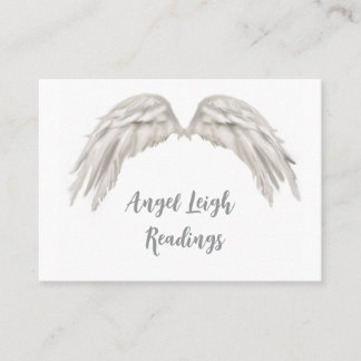 Angel Wings Light, Spiritual, Reiki, business card