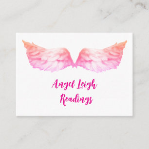 Angel Wings Light, Spiritual, Reiki, business card