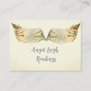 Angel Wings Light, Spiritual, Reiki, business card