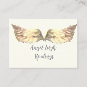 Angel Wings Light, Spiritual, Reiki, business card