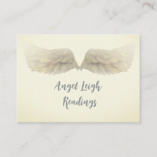 Angel Wings Light, Spiritual, Reiki, business card