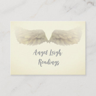 Angel Wings Light, Spiritual, Reiki, business card