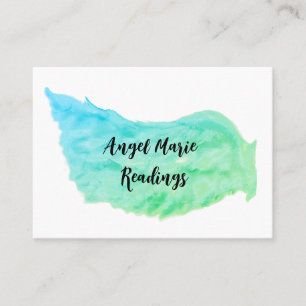 Angel Wings Light, Spiritual, Reiki, business card