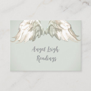 Angel Wings Light, Spiritual, Reiki, business card
