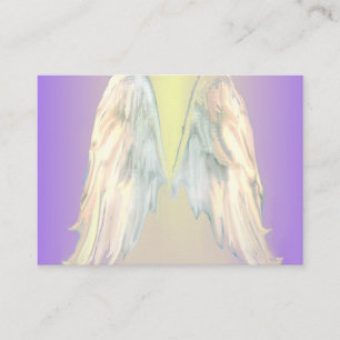 Angel Wings Light, Spiritual, Reiki, business card