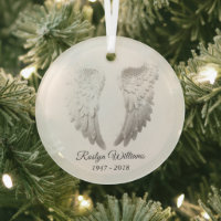 Angel Wings Memorial Loss Of Loved One Christmas