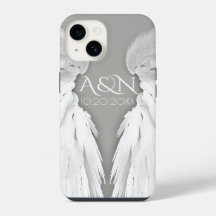 ANGEL WINGS Monogram Elegant Grey