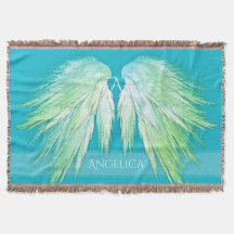 ANGEL WINGS Monogram Name Fresh Ombre