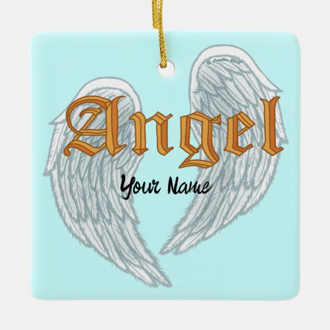 Angel Wings  ornament (Front)