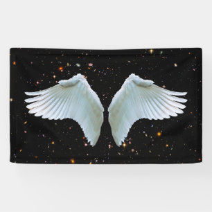 Angel Wings Photo Backdrop Banner