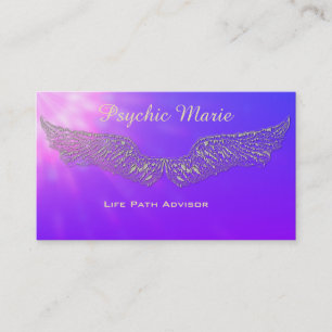 Angel Wings Psychic Medium Business Cards