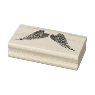 Angel Wings Rubber Stamp