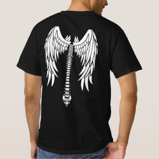 ANGEL WINGS SPINE BACK PHOTO GRADUATE CELEBRATION T-Shirt