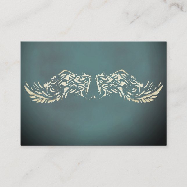 Angel Wings Spiritual Lightworker Business Card (Front)