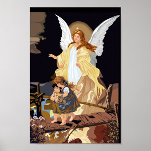  Angel  Wings with children Poster