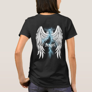 Angel Wings With Lightning Bolt T-Shirt